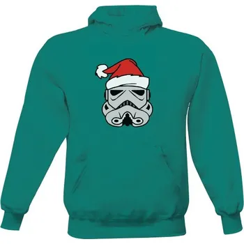 Pánská mikina Pánská mikina s kapucí s potiskem Christmas Trooper pánské