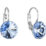 Náušnice Rivoli se Swarovski Elements Light Sapphire 12 mm
