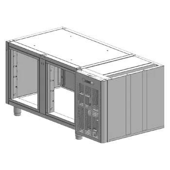 Korpus stolů SCH 2D chladicí nerez | RM - SCH 2 KOR