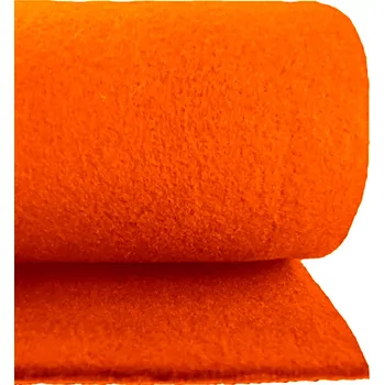 Technický filc 3 mm barva Oranžová, šířka 150 cm