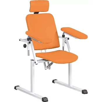 Křeslo OZC - 08 křeslo odběrové se 2 područkami, oranžové č. 17