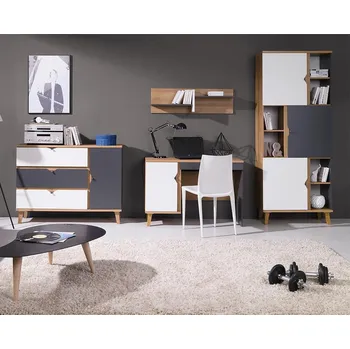 Dětský pokoj Dětský pokoj MEMONE C | 4 díly | dub zlatý/bílá/grafit