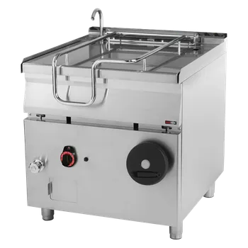 Sporák Pánev sklopná manuální plynová 80 l ocelové dno | REDFOX - BR 90/80 G