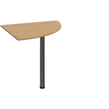 Stolová podnož ES 28 - 8 deska spojovací, kovová podnož chrom, síla desky 25 mm, široká 800 mm, buk Royal