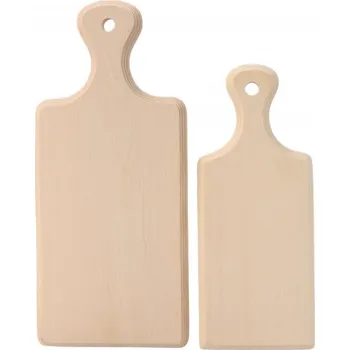 Kuchyňské prkénko Sada frézovaných prkének s držadlem 2ks