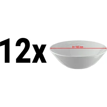 G.Gastro (12 Kusů) SEA WAVE - Dezertní / Salátová miska - Ø 16 cm