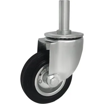 Pojezdové kolečko Pryžové kolo 125 mm otočná vidlice s čepem ZABI