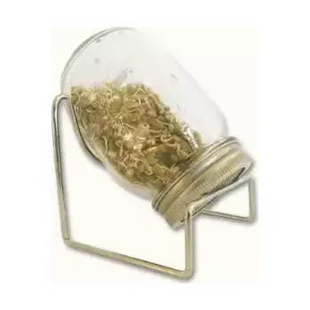 Sklenice PepUpLife nakličovací sklenice s víkem a stojánkem 500 ml