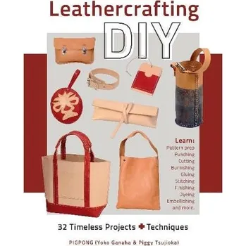 Cizojazyčná kniha Leathercrafting DIY - Ganaha, Yoko a Tsujioka, Piggy