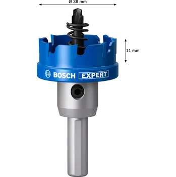 Elektrické nířadí Karbidová děrovka Bosch EXPERT Sheet Metal Dostupné varianty: Karbidová děrovka Bosch EXPERT Sheet Metal 38 mm