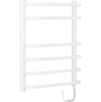 Radiátor CERANO - Elektrický sušák ručníků Alessandro - 135 W - bílá lesklá - 660x550 mm