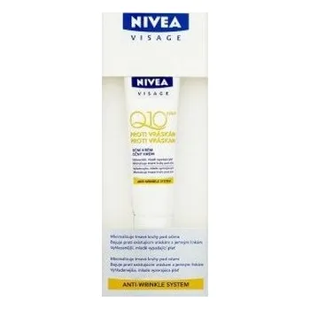 Péče o oční okolí Nivea Visage Q10 Plus oční krém proti vráskám 15 ml
