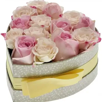 Dárková krabička Krabička růží SORBENA šampaň 15x8cm