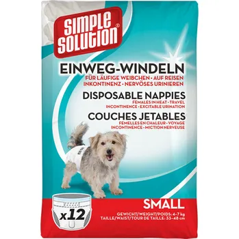Simple Solution Jednorázové pleny pro psy 12 ks