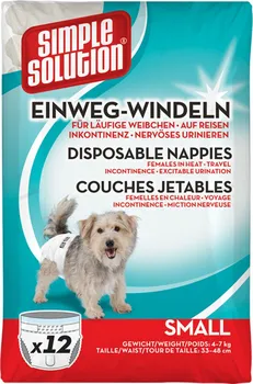 kalhotky pro psa Simple Solution Jednorázové pleny pro psy 12 ks