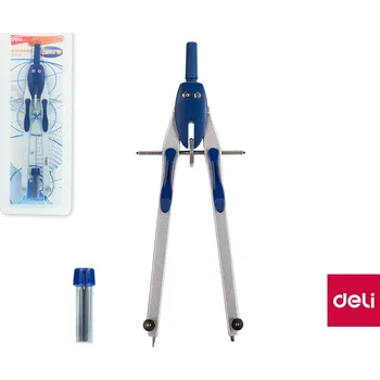 Kružítko Deli Accuro kovové v krabičce