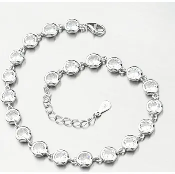 Náramek Dámský náramek stříbro 925 zirkony PKL-4014 délka 19 cm