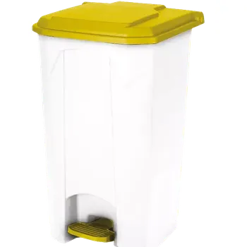 Odpadkový koš RECYCLE 65 - odpadkový koš, 65l, žluté víko