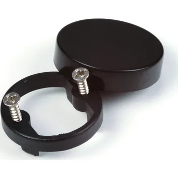 StrongHinges S5 Protikus s krytkou závěsu na sklo "o" černá (StrongHinges S5 Protikus s krytkou závěsu na sklo "o" černá)