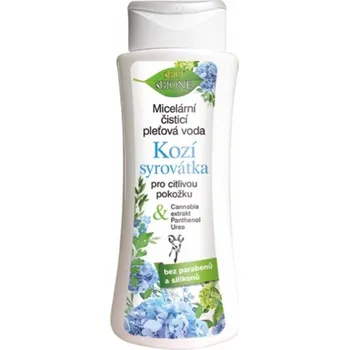 Přípravek na čištění pleti a oči Bione Cosmetics Kozí syrovátka micerální čisticí pleťová voda pro citlivou pokožku 255 ml