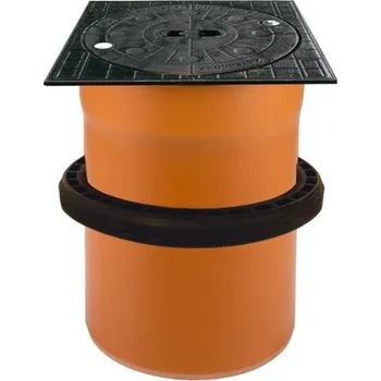 Kanalizační potrubí OSMA Teleskop s litinovým poklopem bez odvětrávání B125/D400 ECONOMY 400 Zatížení: B125 do 12,5 t