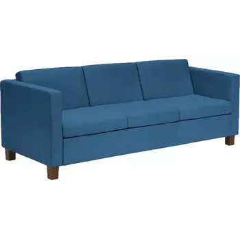 Sedací souprava BOGA - 3 sedací souprava, koženka SK 8 - koženka světle modrá