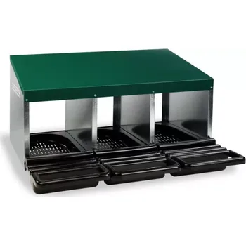 snáškové hnízdo Snáškové hnízdo pro tři nosnice