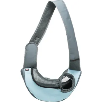 Taška pro psa a kočku Trixie Sling světle šedá/světle modrá 50 x 25 x 18 cm