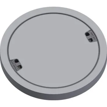 Šachtový poklop BEGU A15 bez odvětrání, litino-betonový rám, DN 600, KASI KAB01