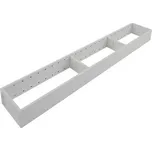 BLUM ZC7S600RS1 Ambia Line rámeček 100/600mm bílý (Blum ZC7S600RS1 Ambia-Line rozdělovník délka 600mm ocel hedvábně bílá matná)