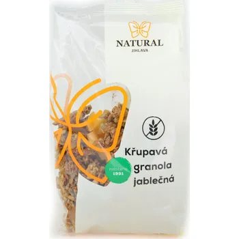 Křupavá granola jablečná bez lepku Natural Jihlava 300 g