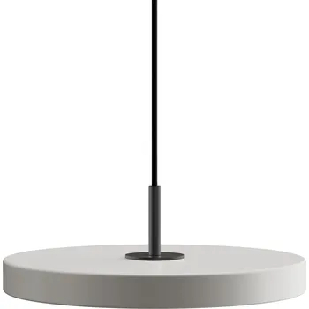 Umage, Závěsná lampa Asteria Mini s černým držákem světle šedá - Formadore