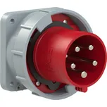 PCE Přívodka 63A/400V vestavná 5-pólová, IP67, přímá, příruba 100x100mm PC-635-6
