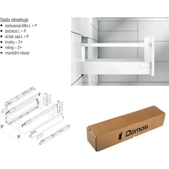 BLUM sada Antaro, zásuvka D 450mm/65 kg, Blumotion/TOB, šedá (BLUM sada Antaro, zásuvka D 450mm/65 kg, Blumotion/TOB, šedá)
