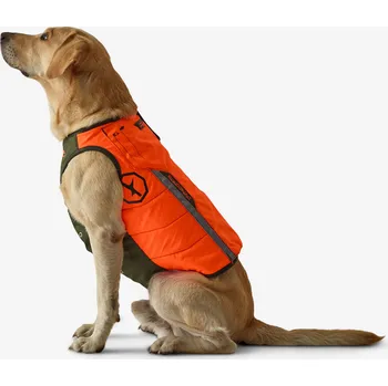 Pánská vesta SOLOGNAC Ochranná psí vesta Supertrack M ORANŽOVÁ