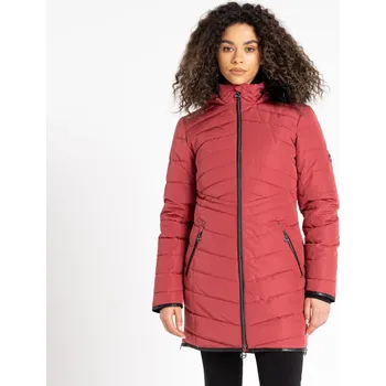 Dámský kabát Dámský prošívaný kabát Dare2b STRIKING III světle červená 34