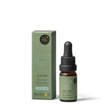 CBD Biobloom 13% CBD Bio konopný olej premium full spectrum 10 ml