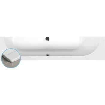 Polysan Astra B Slim Obdélníková vana 165x75x48cm, bílá, 32611S