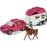 autíčko Schleich Horse Club 72223 Auto s přívěsem na převoz koní