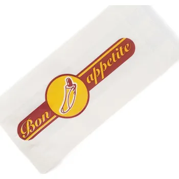 Sáček na potraviny Sáček hot dog 8+4x16 cm - 200 ks