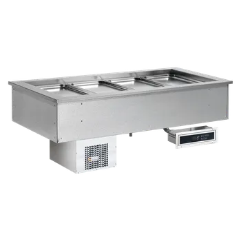 Výdejní vana chladicí GN 2-1/1 - 200 mm drop-in | RM - SL GREEN+ 2