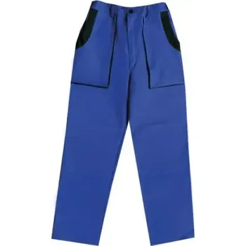 montérky CXS Kalhoty pracovní do pasu LUX JOSEF 1080, barva modro-černá, vel. 48