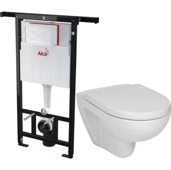 WC sada Předstěnový instalační systém bez tlačítka + WC JIKA LYRA PLUS + SEDÁTKO DURAPLAST AM102/1120 X LY6