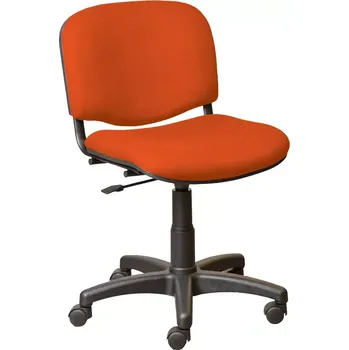 Jídelní židle JULIE - 1 židle čalouněná, bez područek a stolku, SUE S 46 - látka oranžová