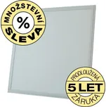 LED panel ZEUS 60x60cm 45W záruka 5 let, vysoká svítivost 5000lm - minimální odběr 5ks