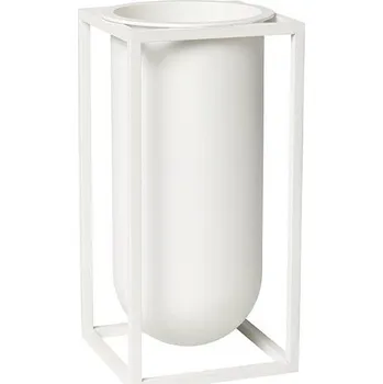 Váza Audo Copenhagen, Váza Kubus Lily 20 cm bílá - Formadore