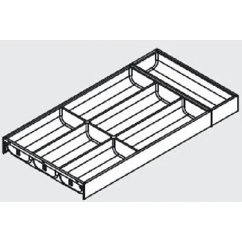 Příborník do zásuvky BLUM ZC7S600BS3 Ambia Line příborník 300/600 černý (BLUM ZC7S600BS3 Ambia Line příborník 300/600 černý)