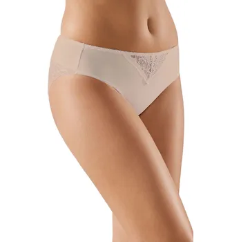 Oblečení a móda Dámské kalhotky 131 beige - BABELL Béžová L