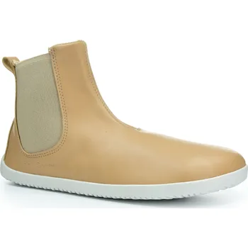 Dámské kozačky Ahinsa shoes Ahinsa Chelsea Beige barefoot boty Velikost boty (EU): 39, Vnitřní délka boty: 257, Vnitřní šířka boty: 95