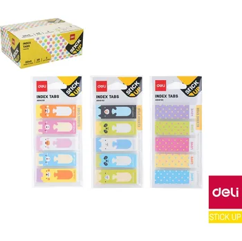 Samolepící bloček Záložky Deli Stick up, mini set EA64002
